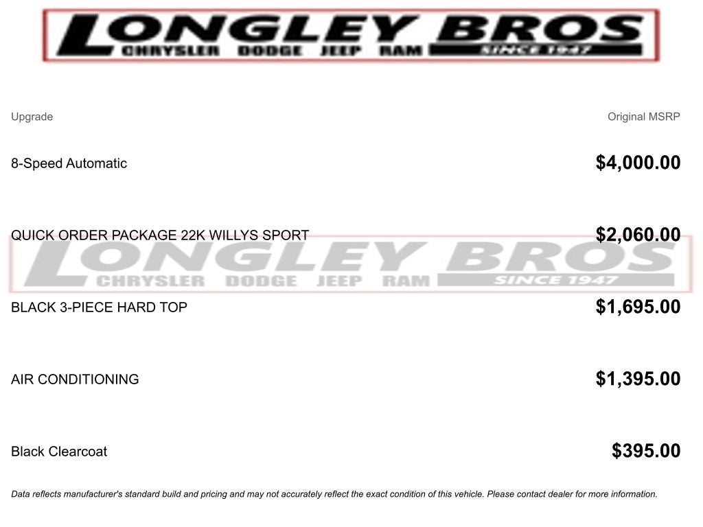 2022 Jeep Wrangler Willys