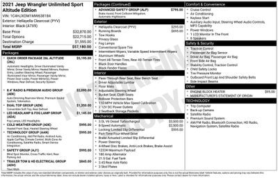 2021 Jeep Wrangler Unlimited Sport Altitude