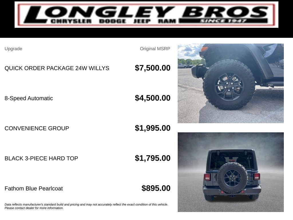 2025 Jeep Wrangler Willys