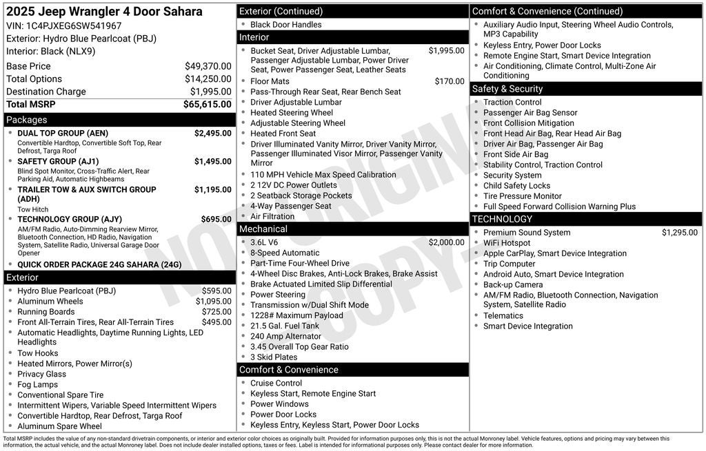 2025 Jeep Wrangler Sahara