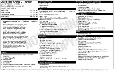2023 Dodge Durango GT Premium