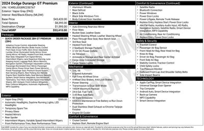 2024 Dodge Durango GT Premium