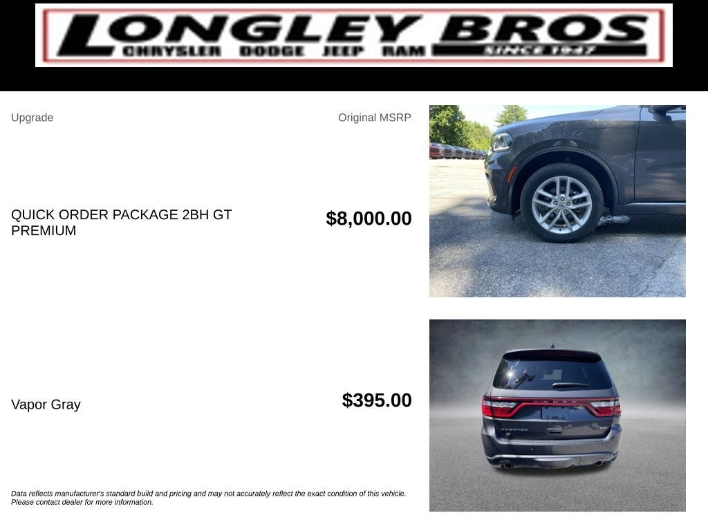 2024 Dodge Durango GT Premium