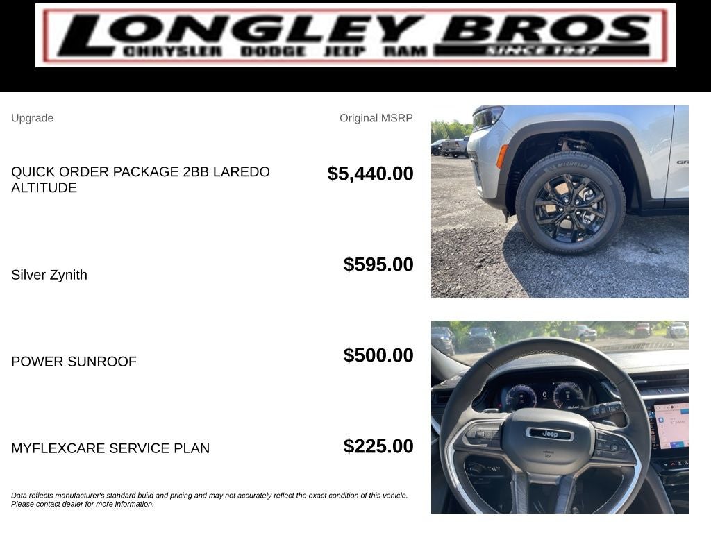 2026 Jeep Grand Cherokee L Laredo Altitude