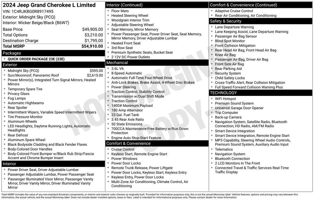 2024 Jeep Grand Cherokee L Limited
