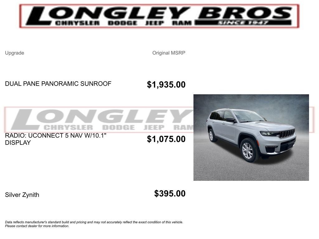 2022 Jeep Grand Cherokee L Limited