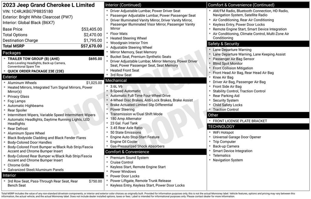 2023 Jeep Grand Cherokee L Limited