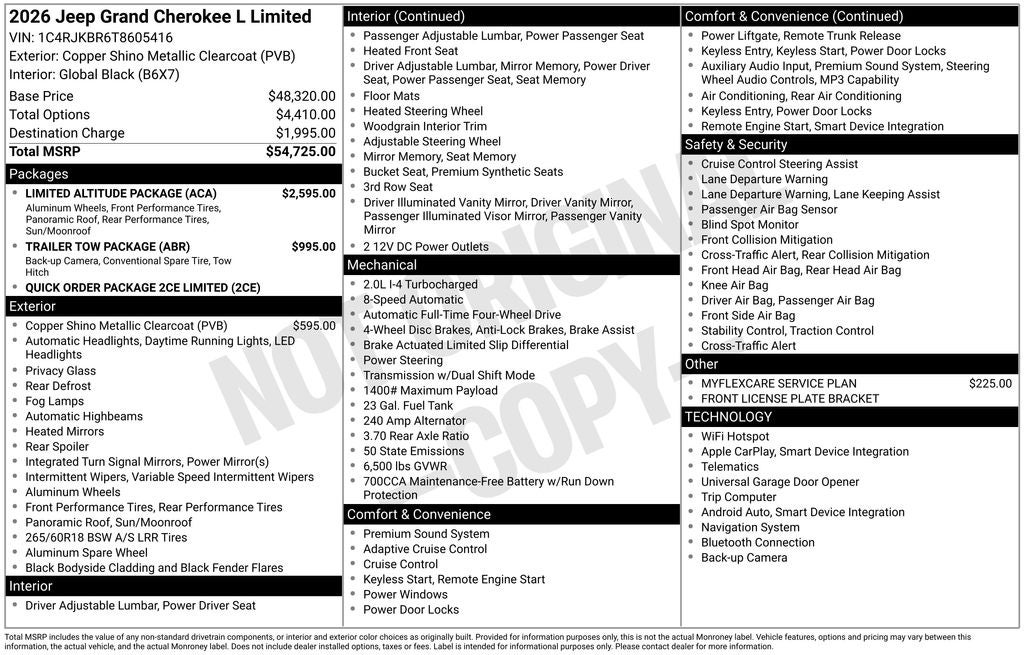 2026 Jeep Grand Cherokee L Limited