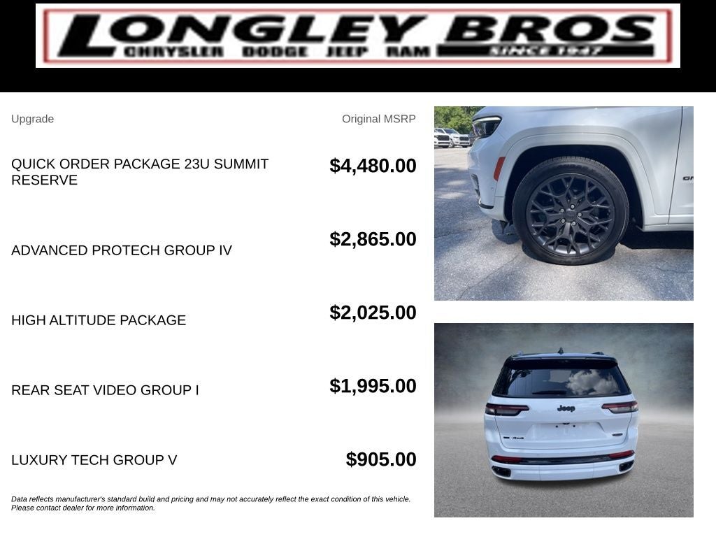 2023 Jeep Grand Cherokee L Summit