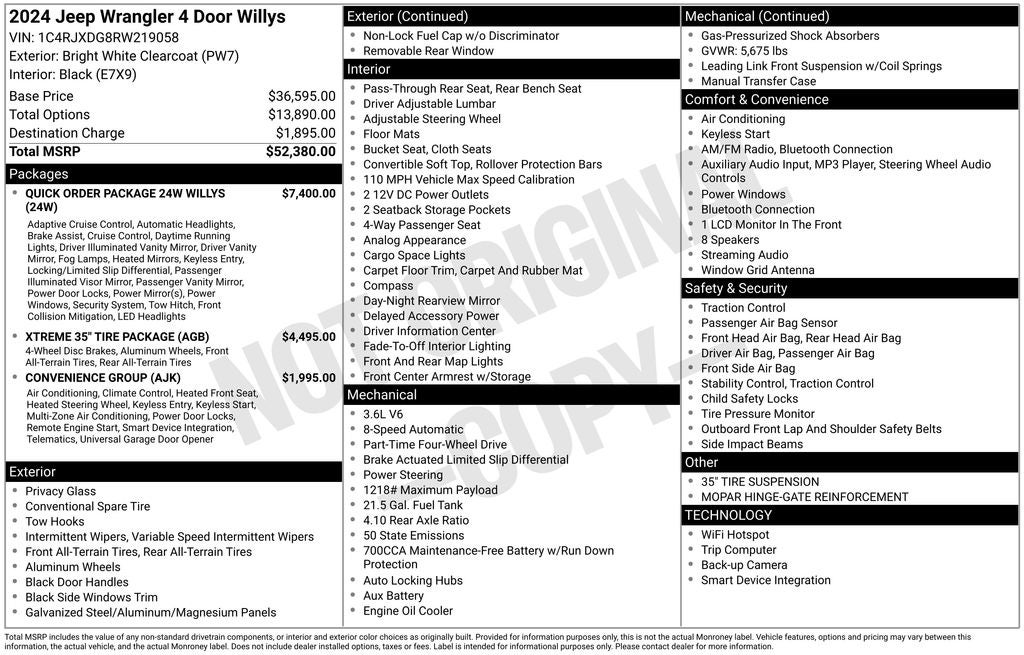 2024 Jeep Wrangler Sport