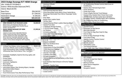 2023 Dodge Durango R/T ORANGE SPORT