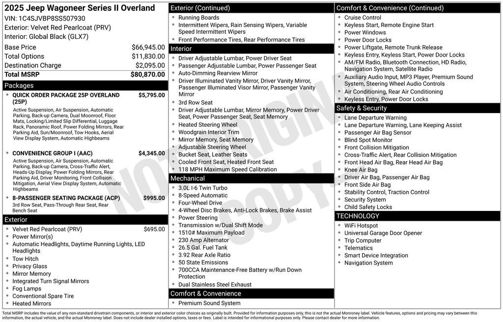 2025 Jeep Wagoneer Series II