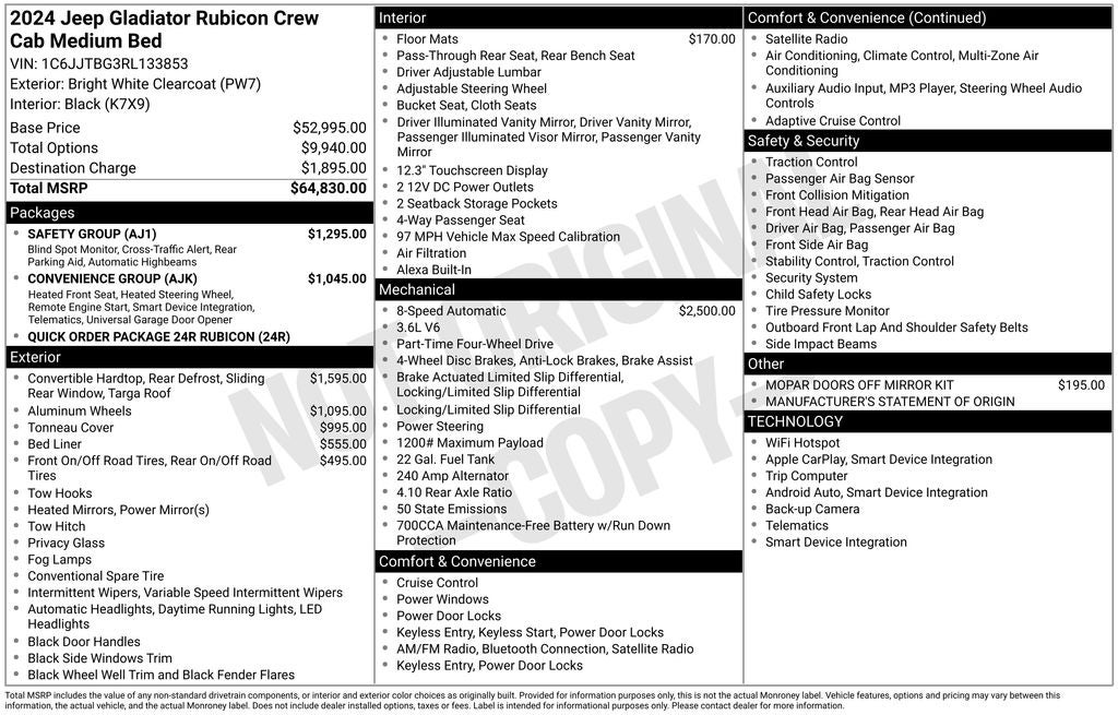 2024 Jeep Gladiator Rubicon