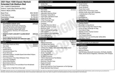 2021 RAM 1500 Classic Warlock