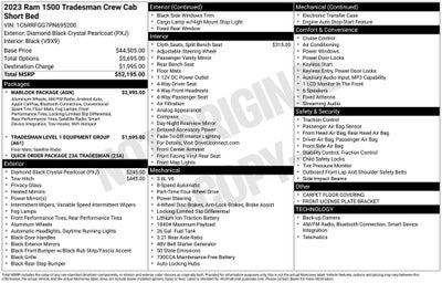 2023 RAM 1500 Tradesman