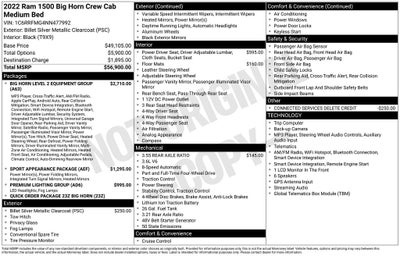 2022 RAM 1500 Big Horn/Lone Star