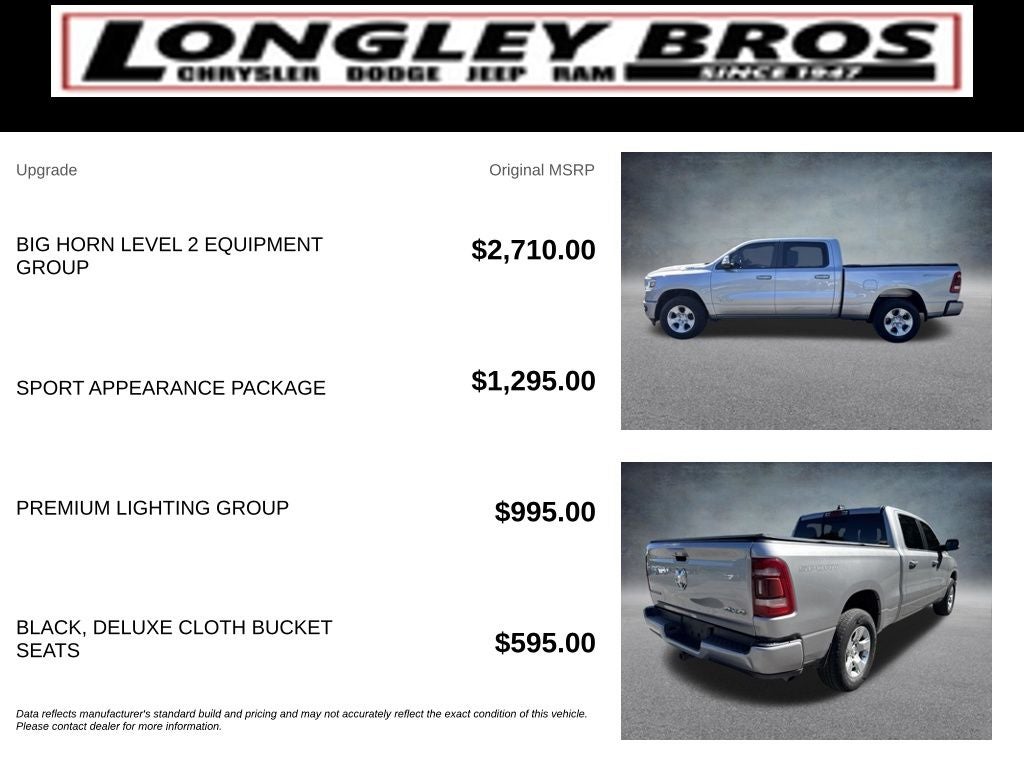 2022 RAM 1500 Big Horn/Lone Star