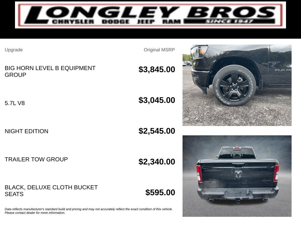 2023 RAM 1500 Big Horn/Lone Star
