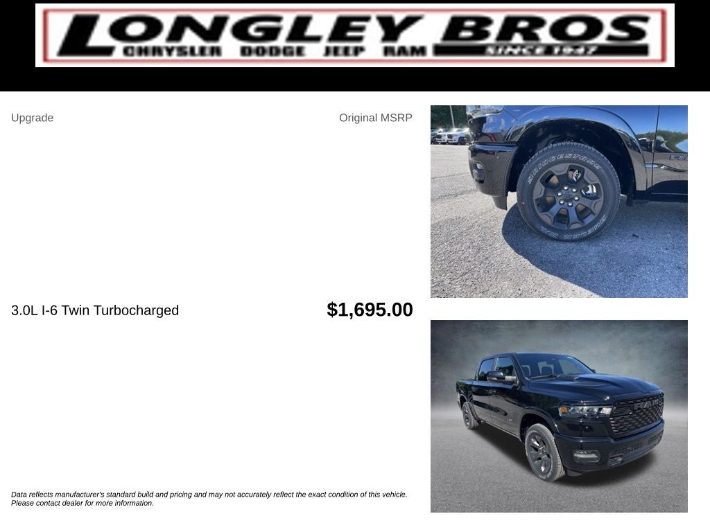 2026 RAM 1500 Big Horn/Lone Star