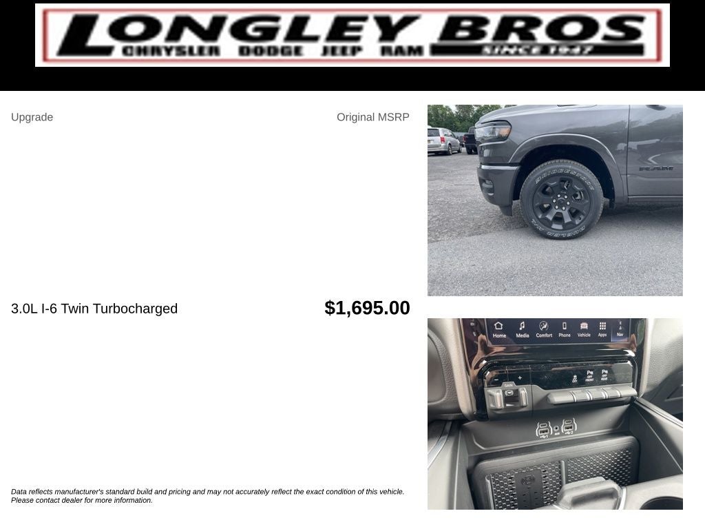 2026 RAM 1500 Big Horn/Lone Star