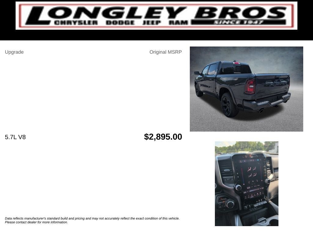 2026 RAM 1500 Big Horn/Lone Star