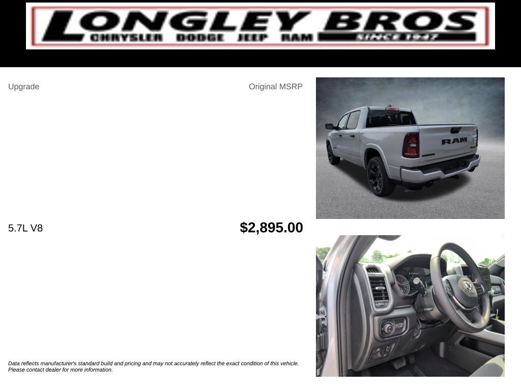 2026 RAM 1500 Big Horn/Lone Star