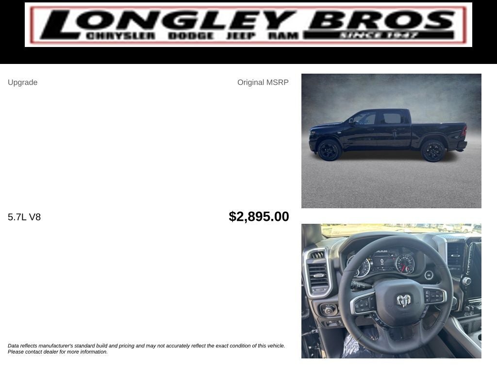 2026 RAM 1500 Big Horn/Lone Star