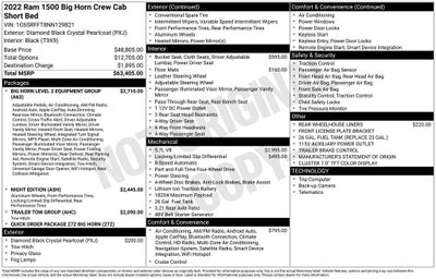 2022 RAM 1500 Big Horn/Lone Star