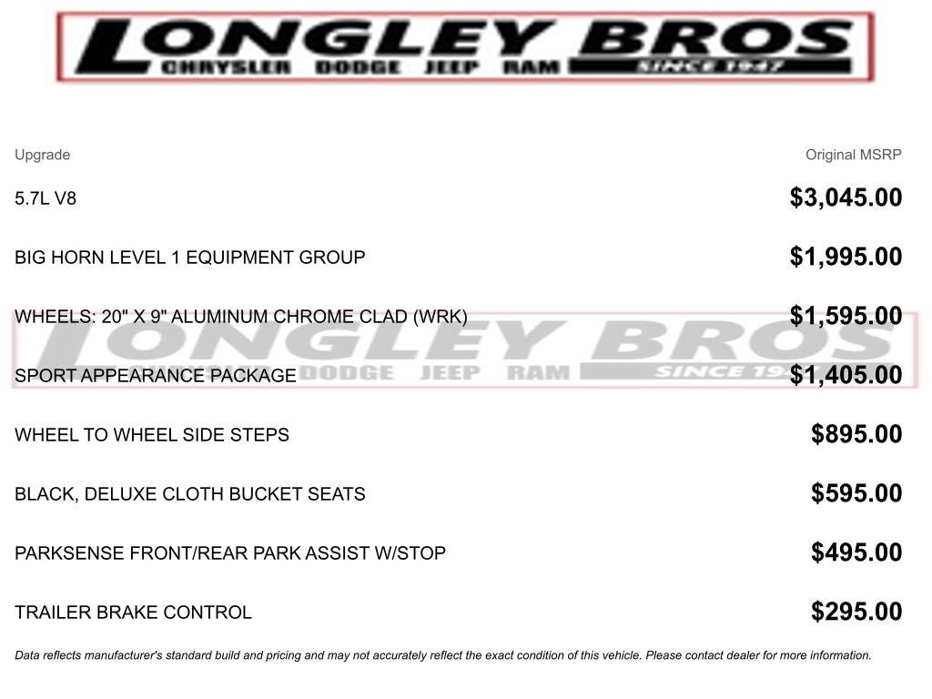 2023 RAM 1500 Big Horn/Lone Star