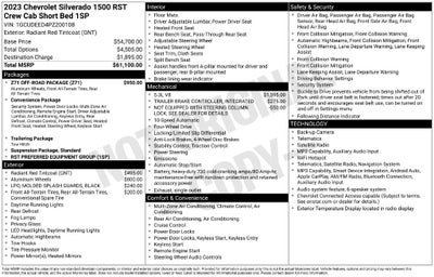2023 Chevrolet Silverado 1500 RST