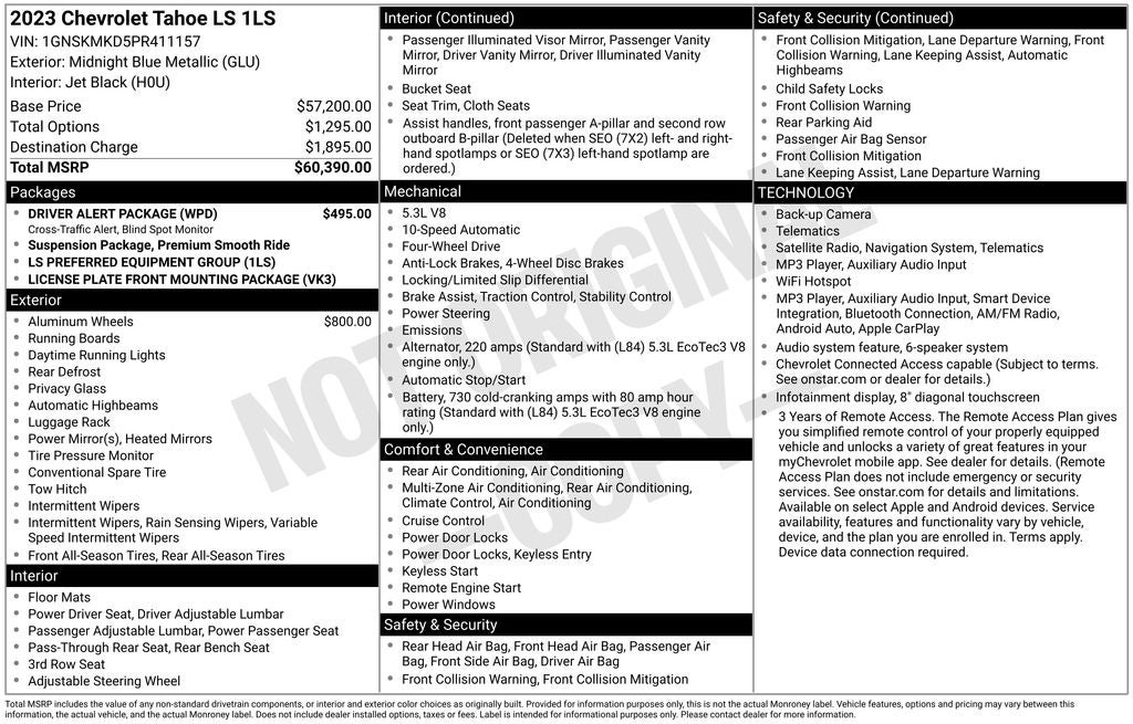 2023 Chevrolet Tahoe LS