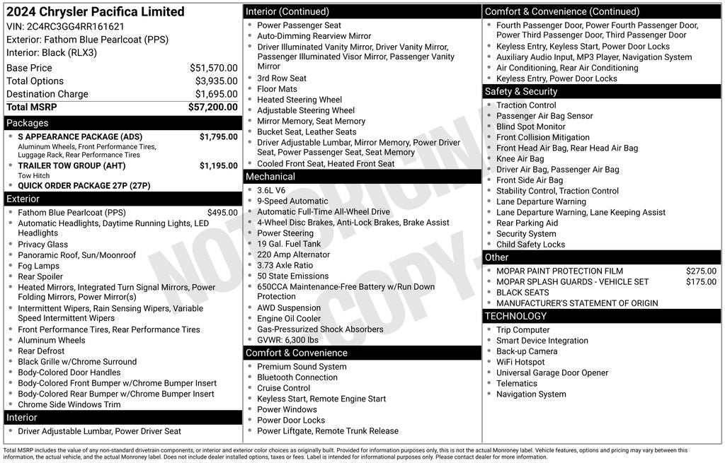 2024 Chrysler Pacifica Limited