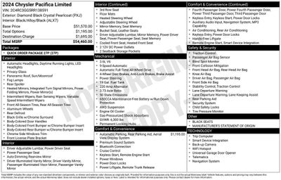 2024 Chrysler Pacifica Limited