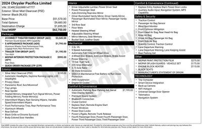 2024 Chrysler Pacifica Limited