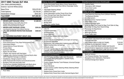 2017 GMC Terrain SLT