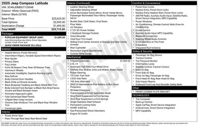 2020 Jeep Compass Latitude
