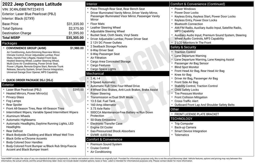 2022 Jeep Compass Latitude