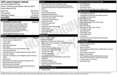 2023 Jeep Compass Latitude