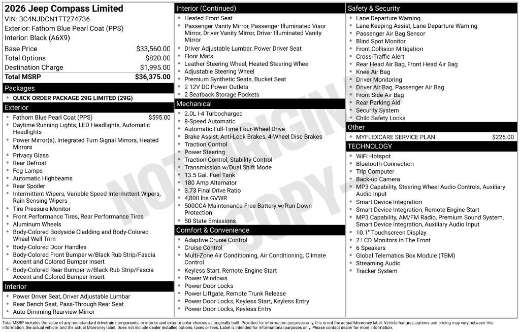 2026 Jeep Compass Limited