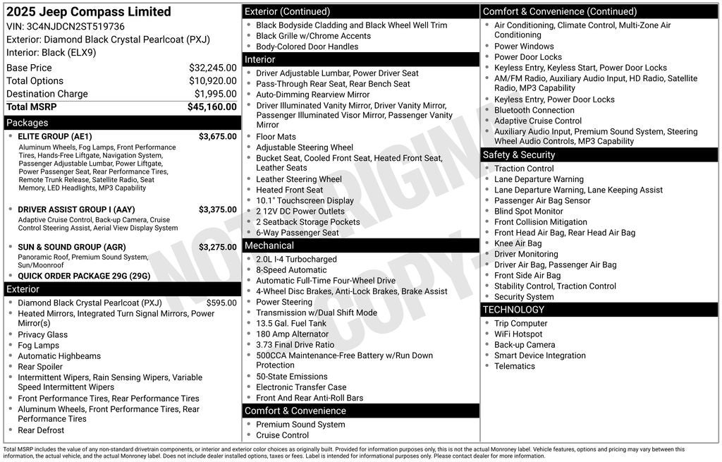 2025 Jeep Compass Limited