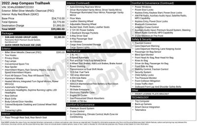 2022 Jeep Compass Trailhawk