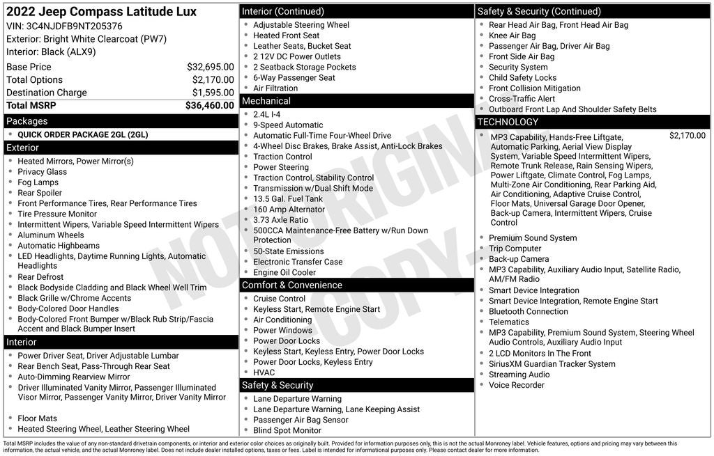 2022 Jeep Compass Latitude Lux