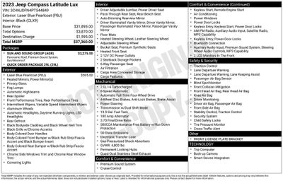 2023 Jeep Compass Latitude Lux