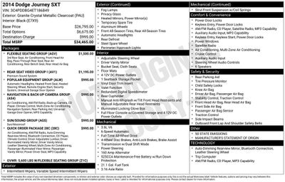 2014 Dodge Journey SXT