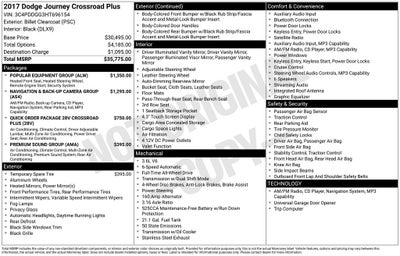 2017 Dodge Journey Crossroad