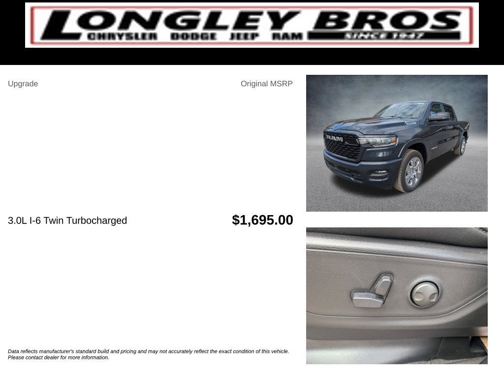 2026 RAM 1500 Big Horn/Lone Star