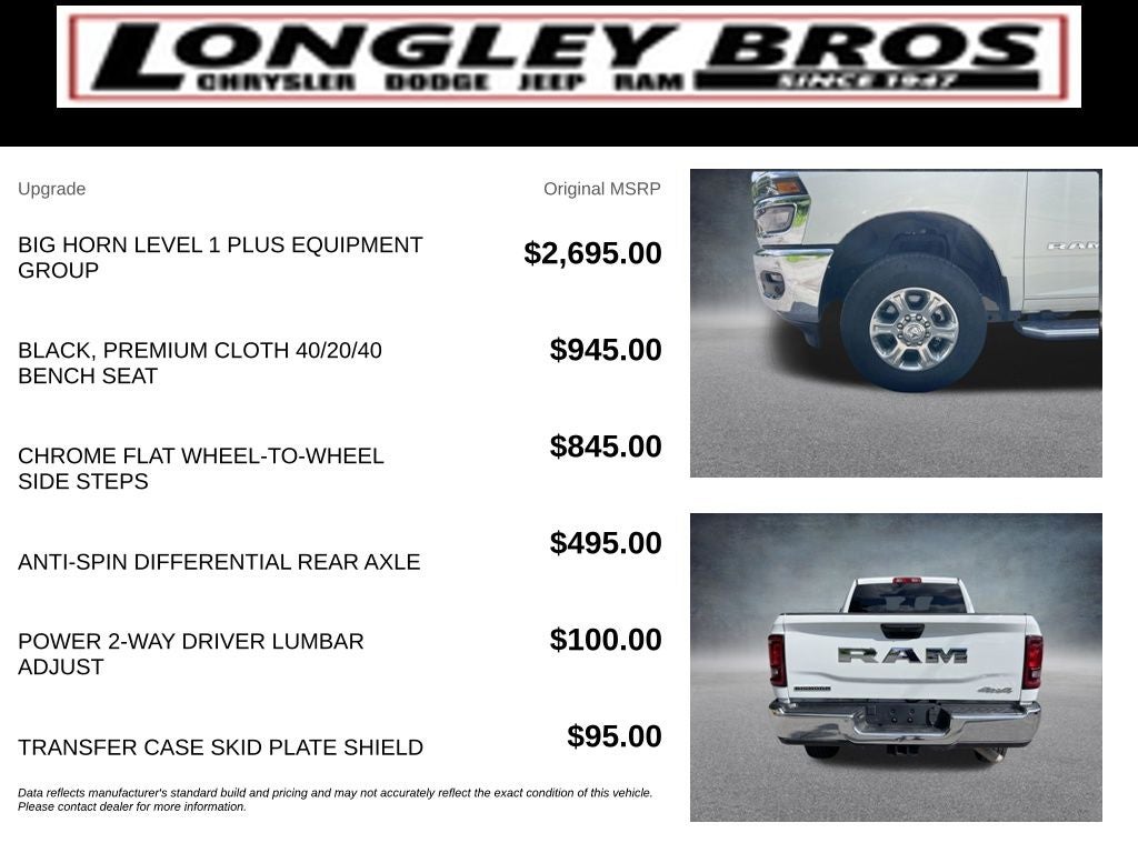 2025 RAM 2500 Big Horn