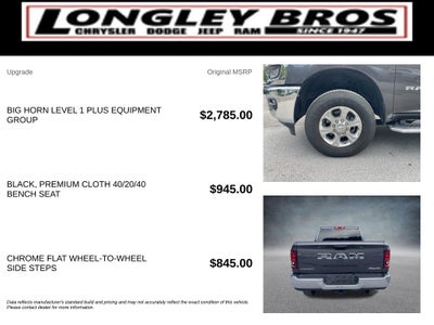 2026 RAM 2500 Big Horn