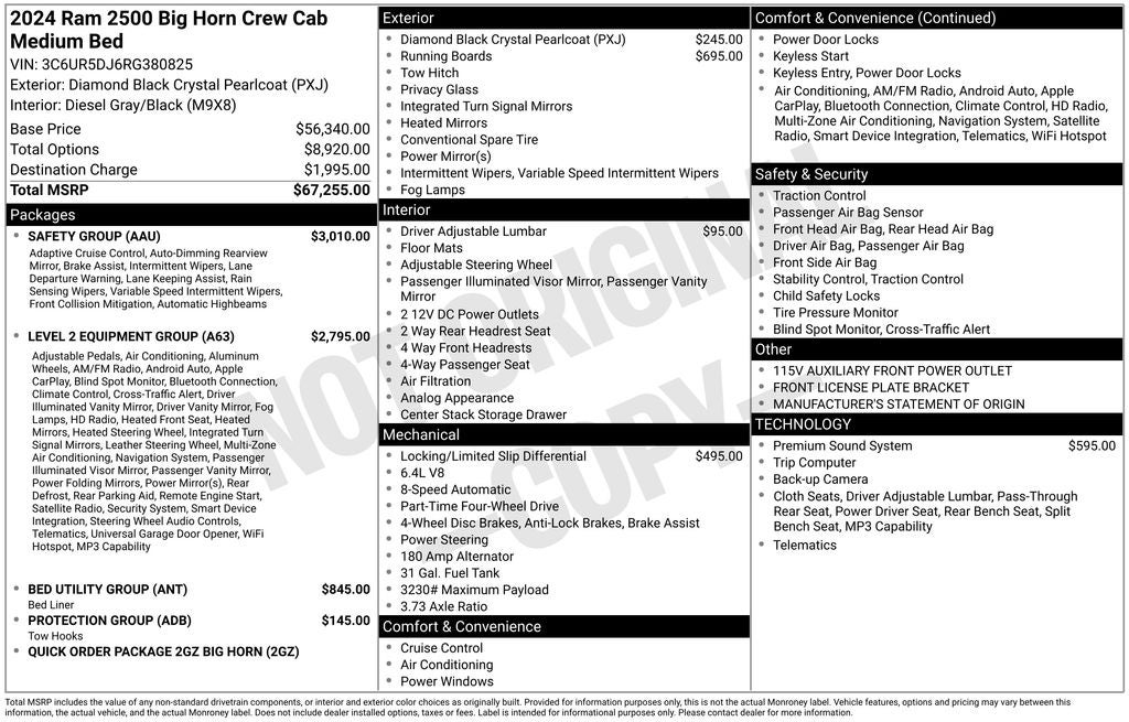 2024 RAM 2500 Big Horn