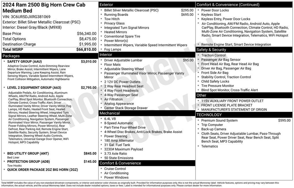 2024 RAM 2500 Big Horn